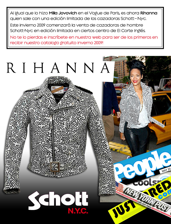 Rihanna con la Perfecto limited edition